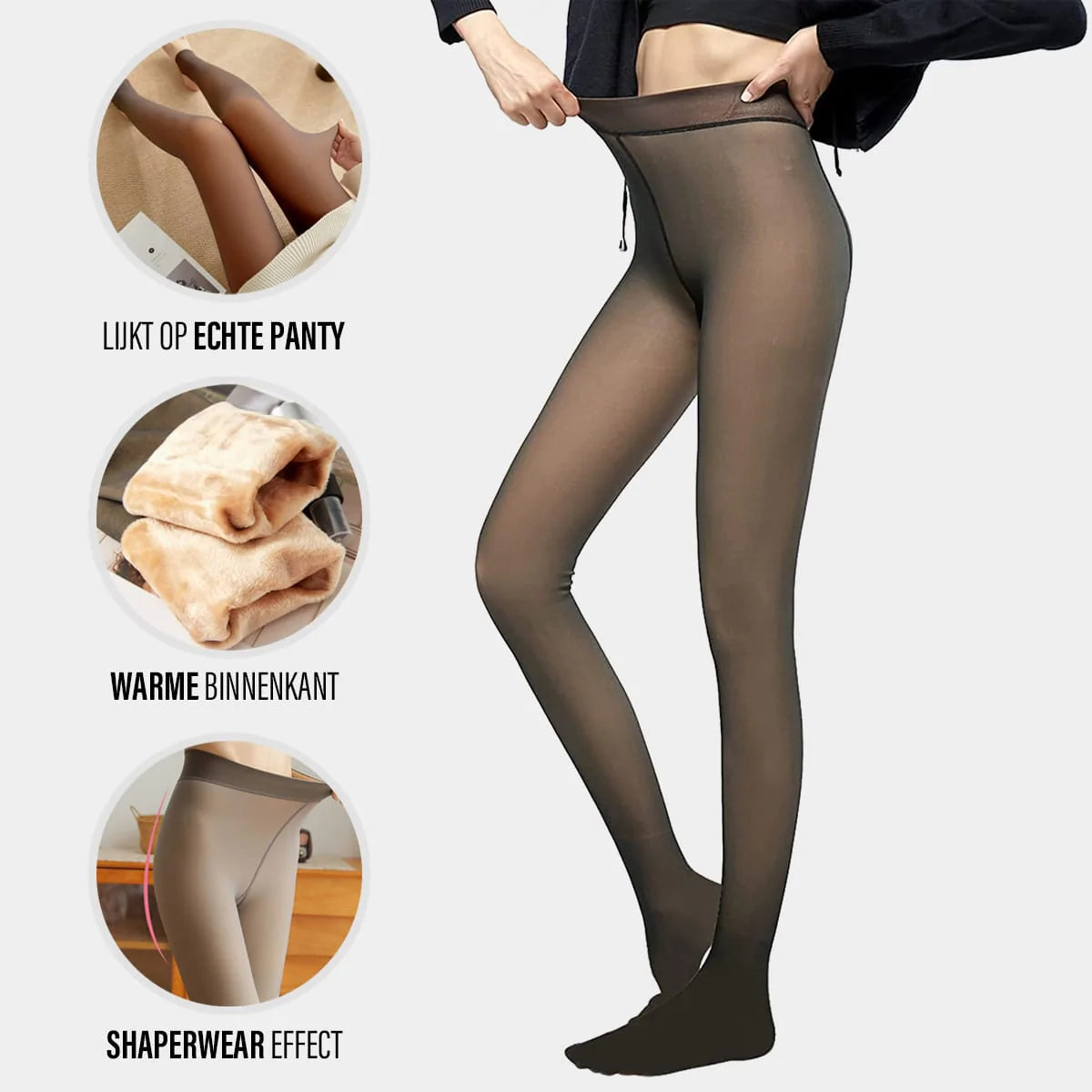 FlawlessLegs™ | Warme superstretch pluche panty